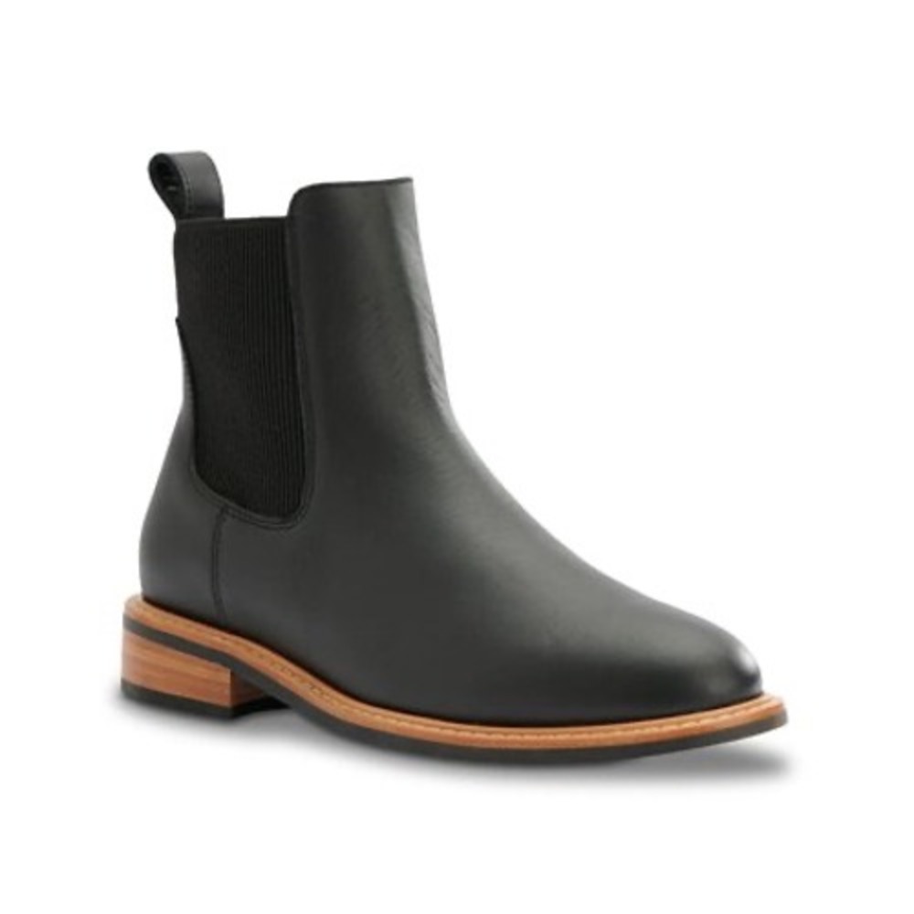 Nisolo Carmen 2.0‎ Chelsea Boot Womens 6.5 Black Leather Ankle Boots New w/o box